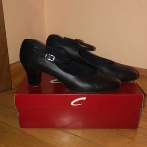 Capezip Dance Shoes - Black Leather